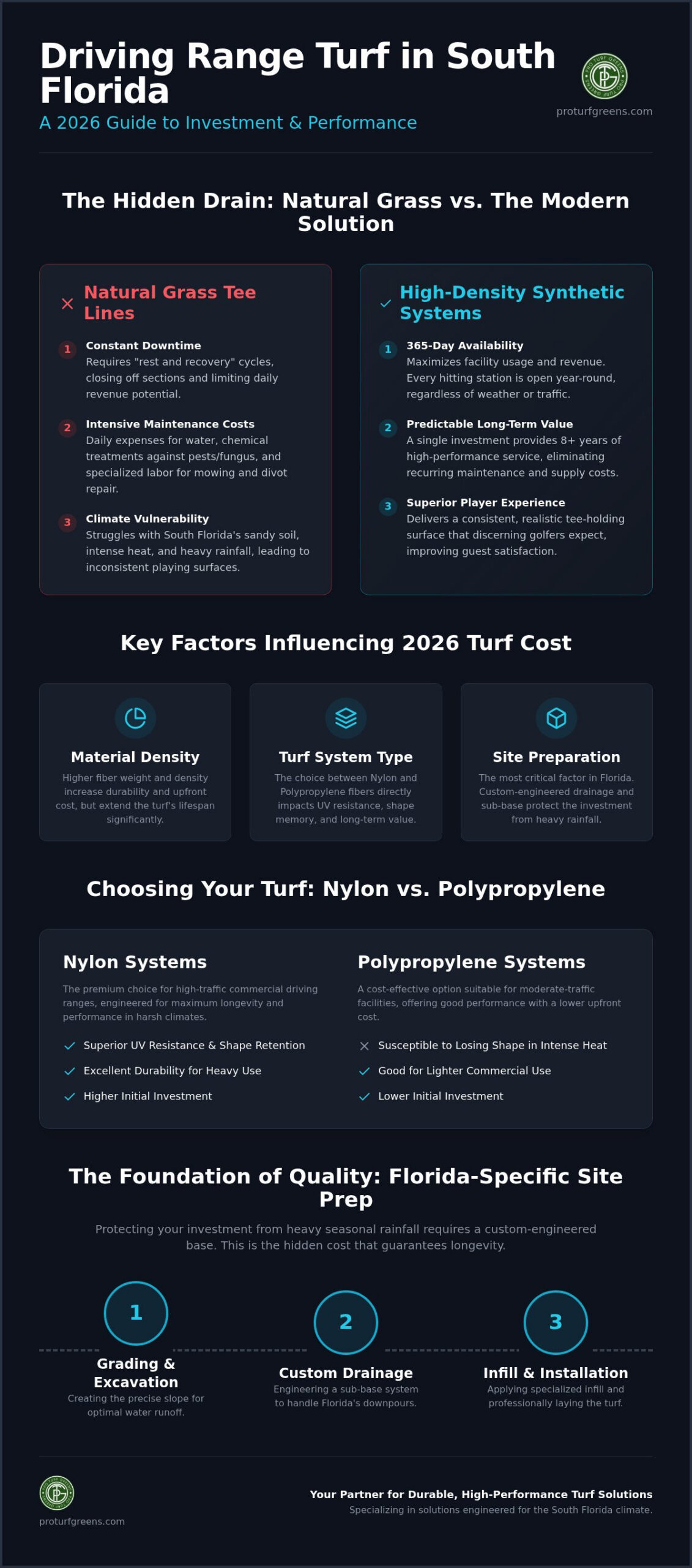 Driving Range Turf Cost in South Florida: 2026 Professional Guide