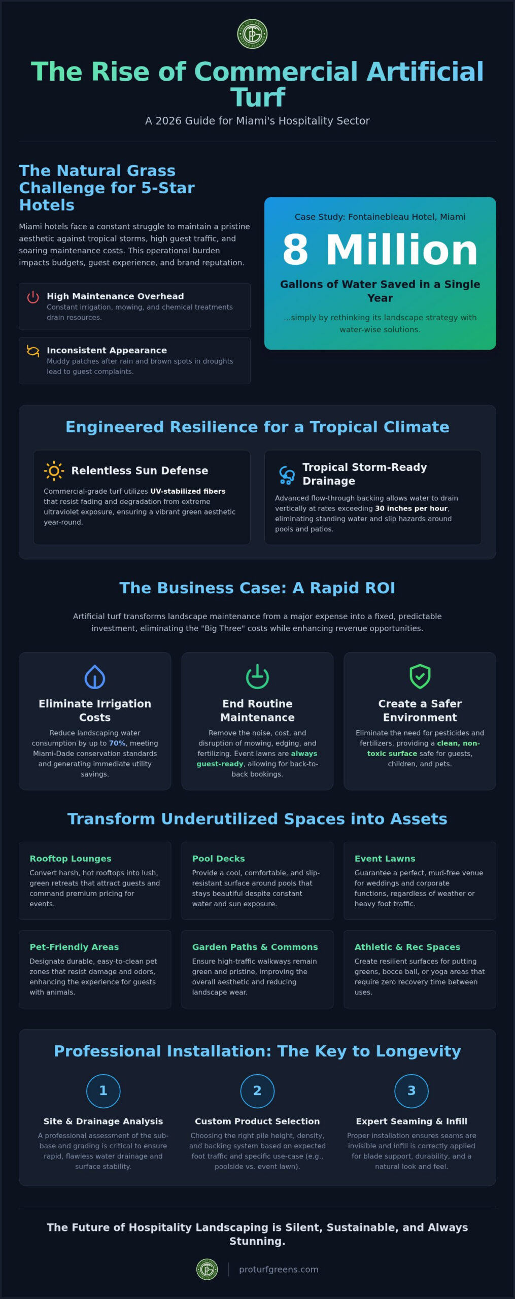 Commercial Artificial Turf for Miami Hotels: 2026 Guide