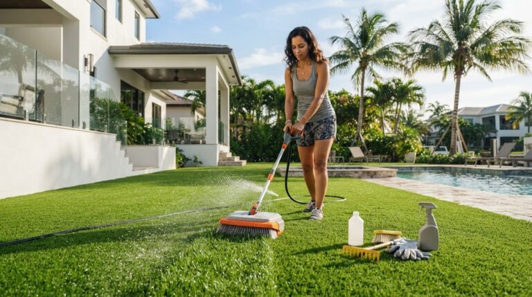 How to Clean Synthetic Grass: The Complete Homeowner Maintenance Guide (2026)
