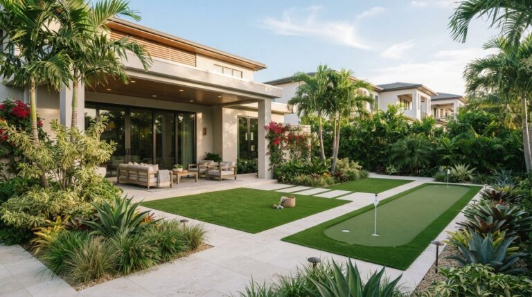 Modern Turf Landscaping Ideas for South Florida Homes
